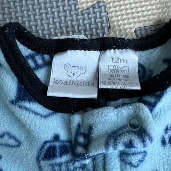 Koala Kids Fleece Pajama - Size 12 Months - Picture 2 of 2